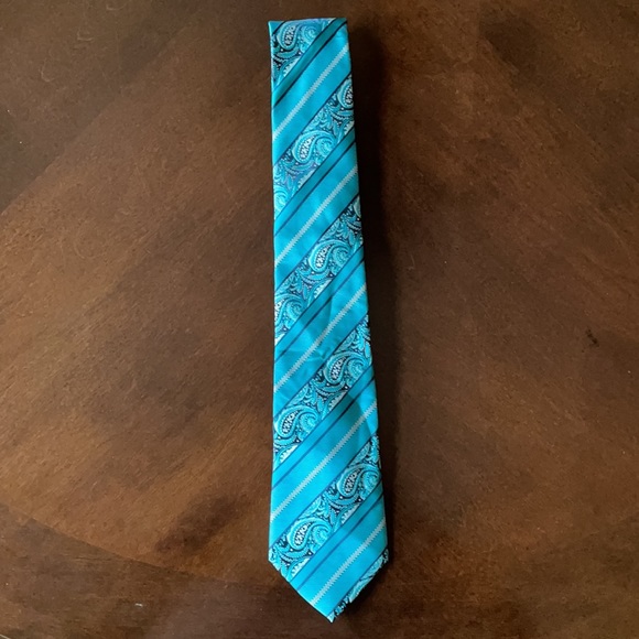 Blue Hi-Tie Necktie - Picture 1 of 5